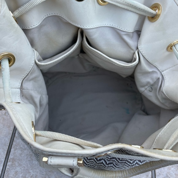 Tory Burch Drawstring Bucket Bag with Tassels - Picture 10 of 16